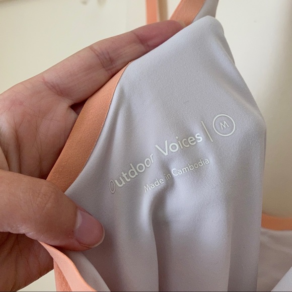 Outdoor Voices Exercise Apricot Pink Dress Medium - Picture 5 of 8